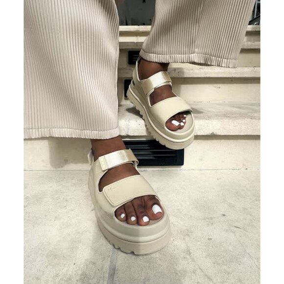 UGG Shoes - UGG Goldenglow Slingback Sandal (Women) in Sea Salt Size US 8